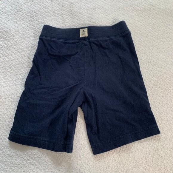 5/$25 Gap Kids Playtime Favorites Navy Blue Organic Cotton Shorts Toddler 4T - Picture 5 of 7